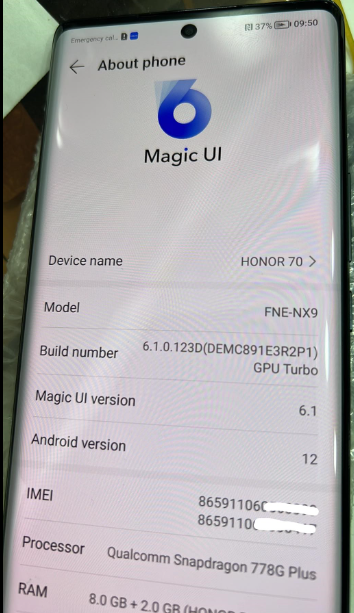 HONOR 70 FNE-NX9 DEAD BOOT REPAIR UNBREAK 17